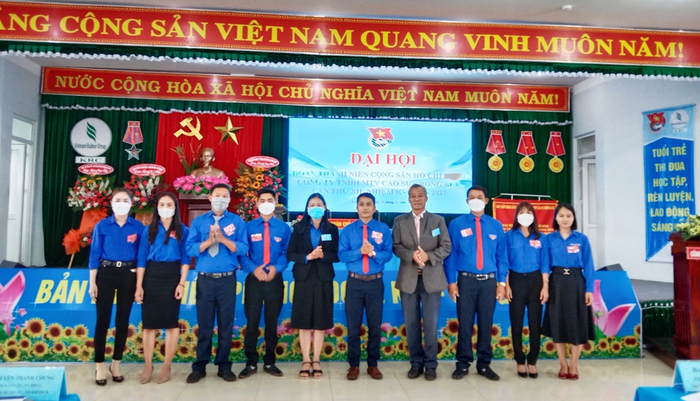 Đoàn thanh niên Công ty TNHH MTV Cao Su Krông Buk tổ chức Đại đại biểu hội lần thứ XII nhiệm kỳ 2022-2027